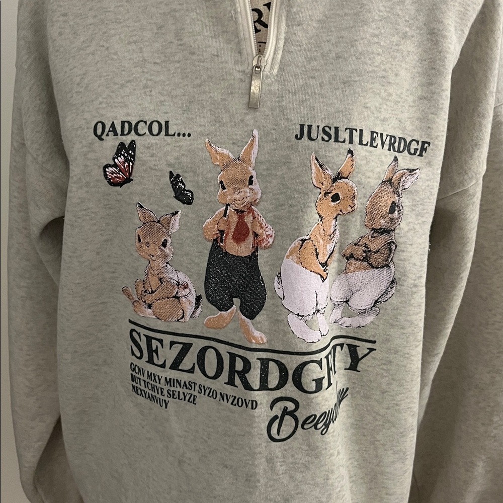 🍎Gray Women's Sweatshirt - Picture 5 of 10